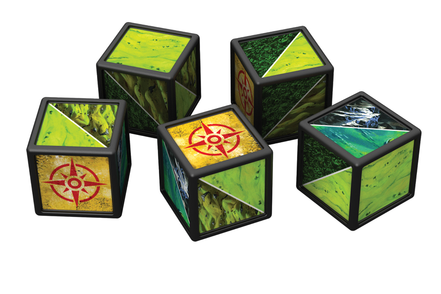 Кубики настольной игры Runebound. Третья редакция