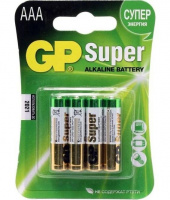 Фотография Батарейка GP Super AAA 4 шт [=city]